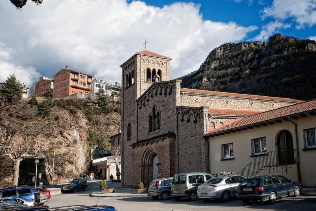 El Balco Del Bastareny Apartamento Renovado 6P Guardiola de Berga Bagian luar foto