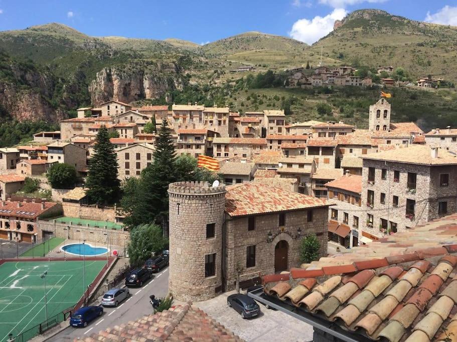 El Balco Del Bastareny Apartamento Renovado 6P Guardiola de Berga Bagian luar foto